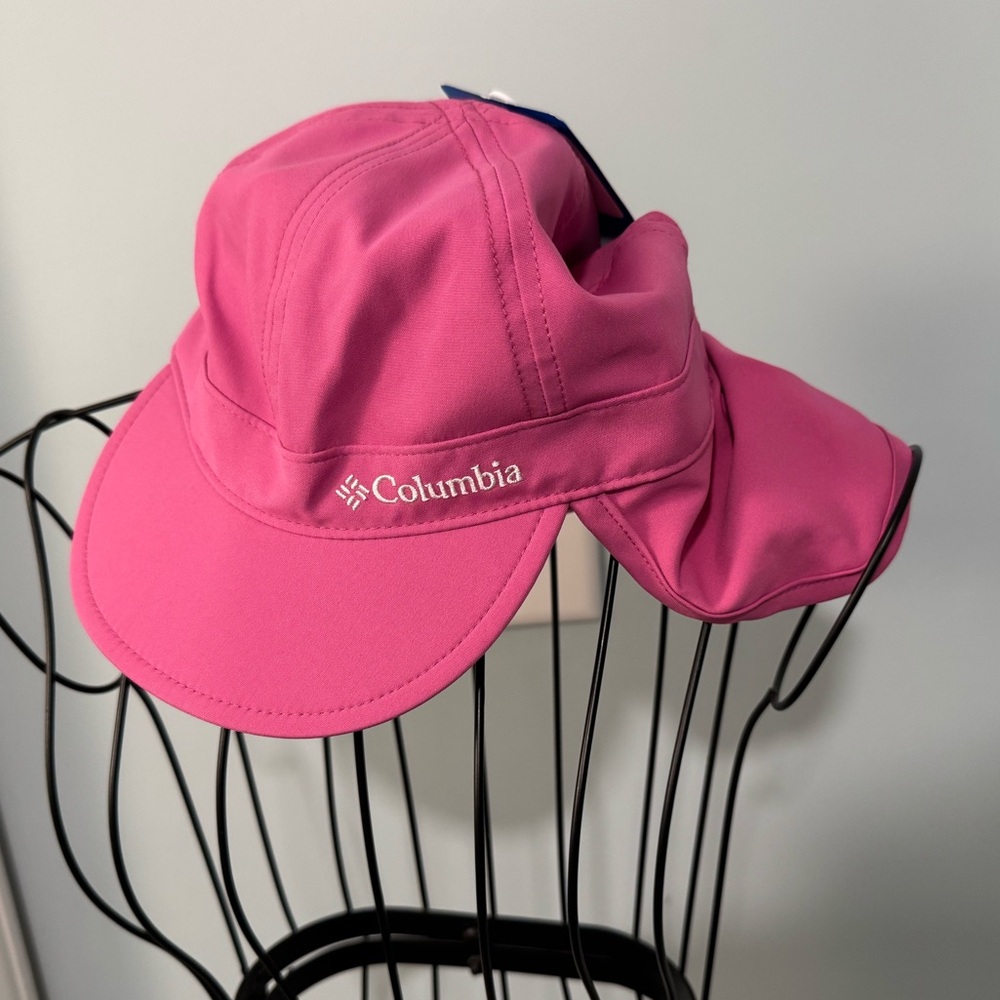 New Columbia Youth Small Medium S/M Pink Vista Brooke Sun hat Omni-shade